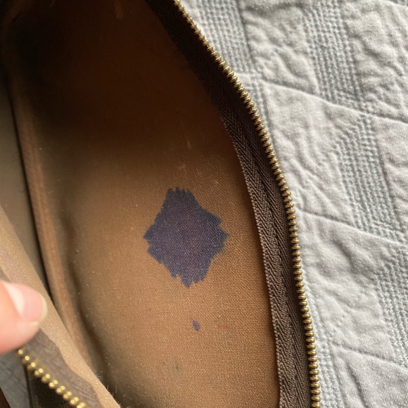 Louis Vuitton Clutch / Small Purse. Brown leather - Picture 4 of 5